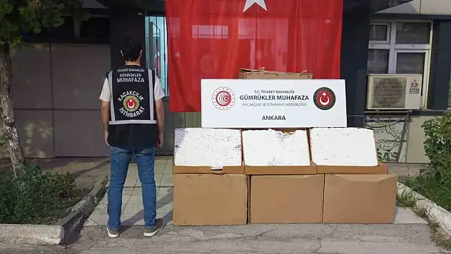 Değeri 274 milyon TL'yi aşan makaron ve üretim malzemeleri ele geçirildi