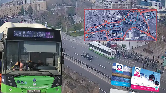Güzergahlar baştan sona değişti: Kayseri'de toplu ulaşıma Kartal Kavşağı düzenlemesi (25 Mart 2026)