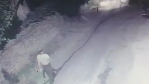 Kozan'da kaybolan engelli adamın son anları kamerada