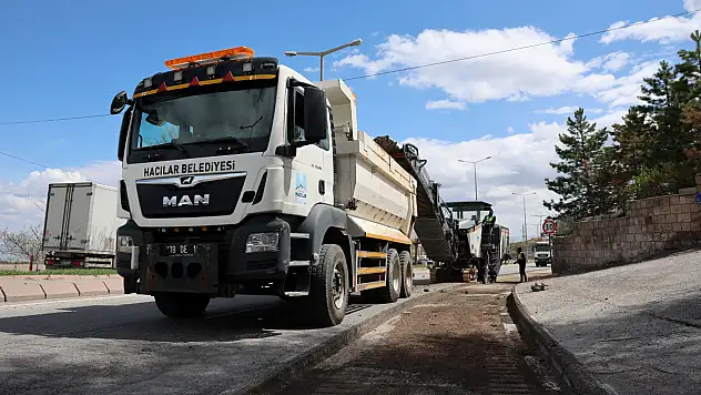 Hacılar'da yatırımlar  hız kesmiyor: Kayseri Caddesi'nde çalışmalar sürüyor!