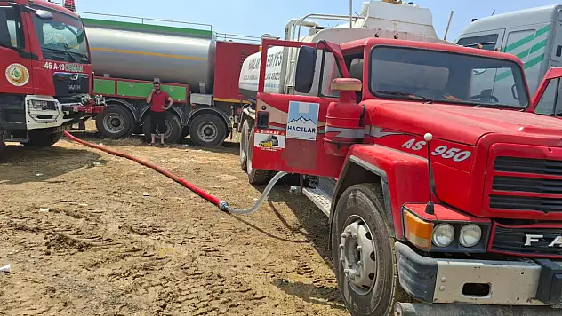 Hacılar'dan Kahramanmaraş'taki yangına destek!