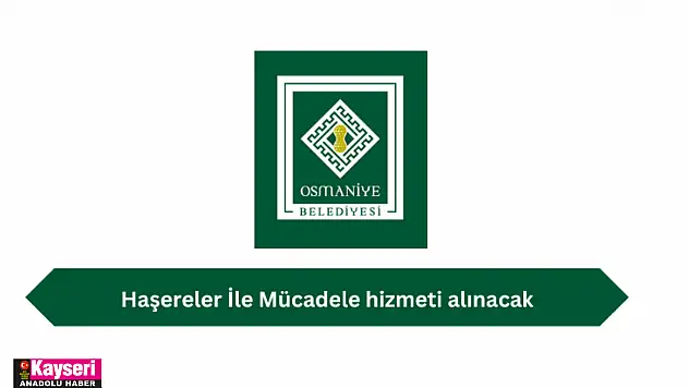 Haşereler İle Mücadele hizmeti alınacak