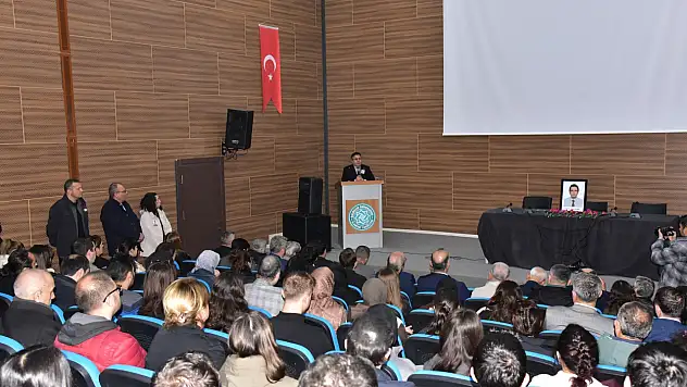 Hayatını kaybeden Kayserili akademisyen için Balıkesir'de tören düzenlendi