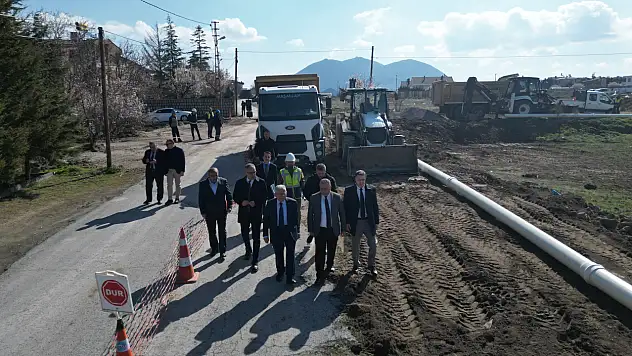 İçme suyu ve kanal yatırımlarında 5 kilometrelik ilk etap tamamlandı