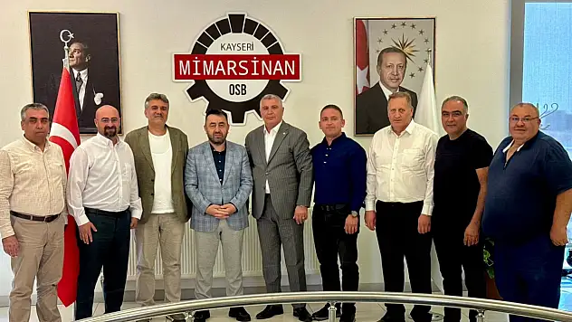 İl Müftüsü Ayvaz ile Mimarsinan OSB yönetimi bir araya geldi