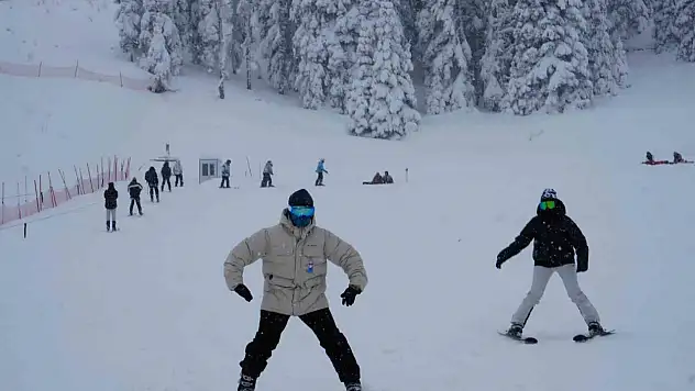Ilgaz Dağı'nda cumartesi yoğunluğu