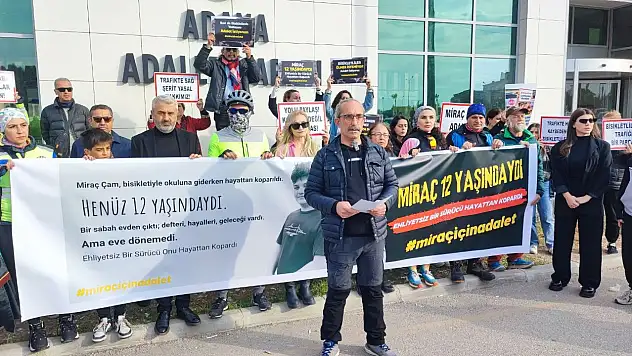 Bisikletli gruplar Miraç için adalet istedi