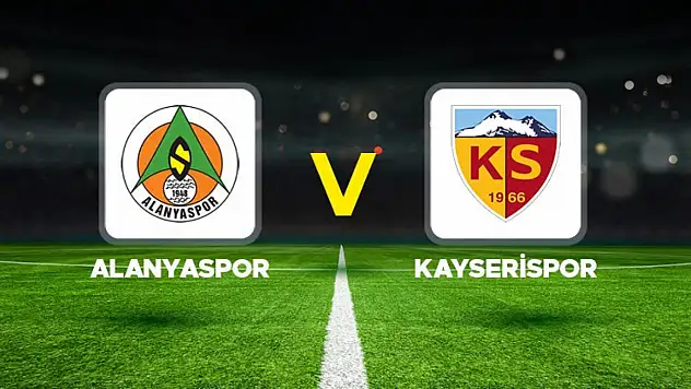 İlk yarı: Corendon Alanyaspor: 2 - Kayserispor: 1
