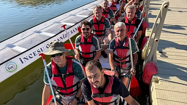 İncesu'da Dragon Boat heyecanı: 45 takım derece peşinde