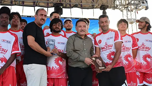 İncesu Dragon Festivali'nde dereceye giren sporcular ödüllerini aldı!