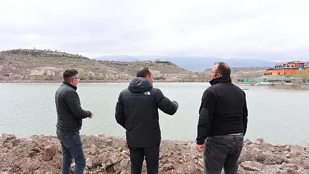 İncesu Marina'da çevre düzenleme çalışmaları hız kazandı