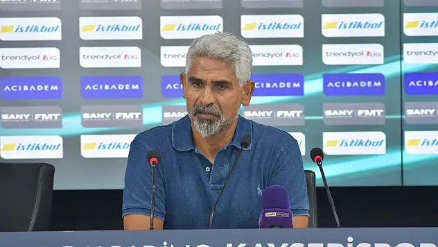 İsmet Taşdemir Kayserispor maçı sonrası itiraf etti