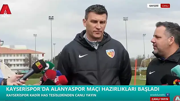 Jakirovic, Alanyaspor maçında forvette oynayacak ismi açıkladı