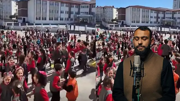 Kabe'de hacılar hu der Allah - Kayserili okullar ilahi furyasına katıldı!
