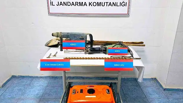 Yerköy'de kaçak kazıya jandarma baskını!