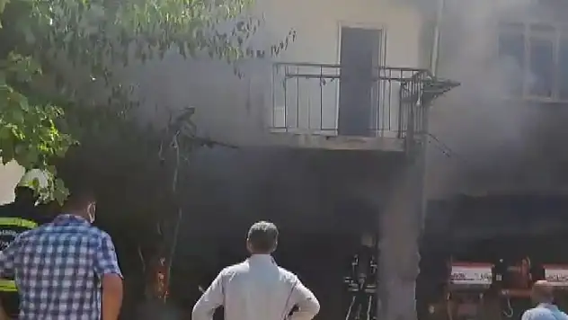 Kahramanmaraş'ta Ev Yangını!