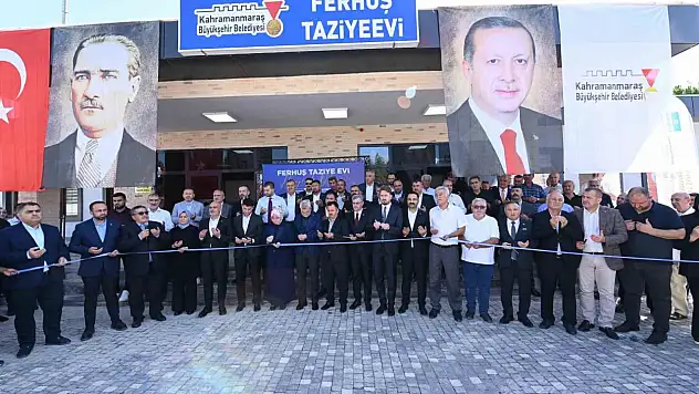 Kahramanmaraş'ta 15 milyon TL'lik taziye evi hizmete açıldı
