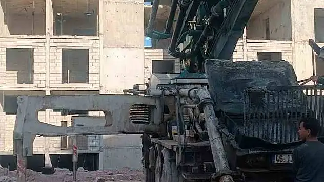 Kahramanmaraş'ta inşaattan düşen işçi yaşamını yitirdi!