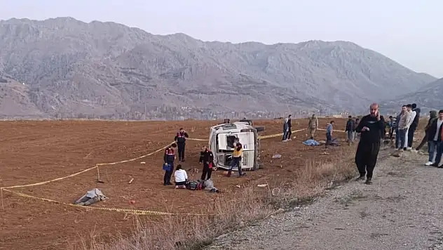 Kahramanmaraş'ta feci kaza: 2 ölü, 7 yaralı