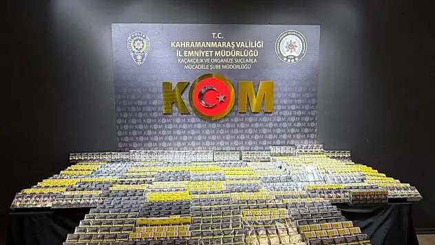 Kahramanmaraş'ta kaçak telefon ve sigara operasyonu gerçekleştirildi!