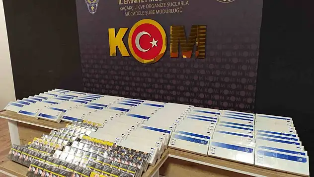 Kahramanmaraş'ta kaçak tütün ve sigara operasyonu