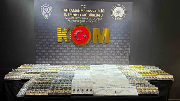 Kahramanmaraş'ta kaçakçılık operasyonu!