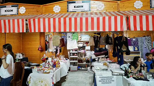 Kahramanmaraş'ta kadınların el emekleri görücüye çıktı!