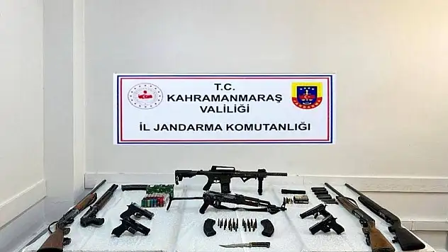 Kahramanmaraş'ta baskın: 2 tutuklama