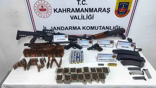 Kahramanmaraş'ta silah kaçakçılığı operasyonu!