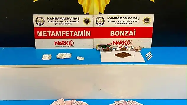 Kahramanmaraş'ta beş ayrı uyuşturucu operasyonu