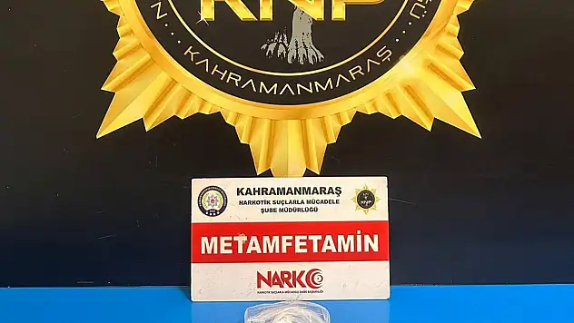 Kahramanmaraş'ta narkotik operasyonda tutuklama!