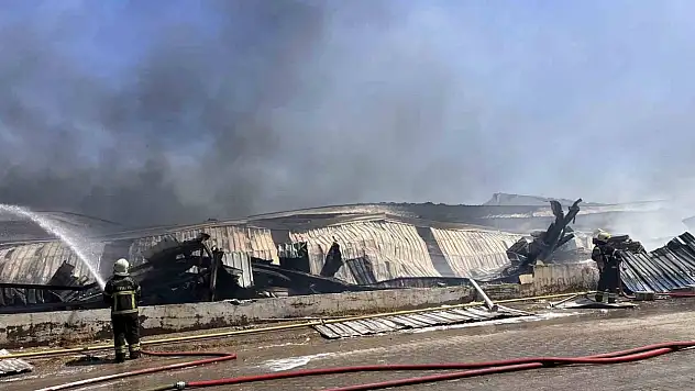 Kağıt fabrikası yangını kontrol altına alındı