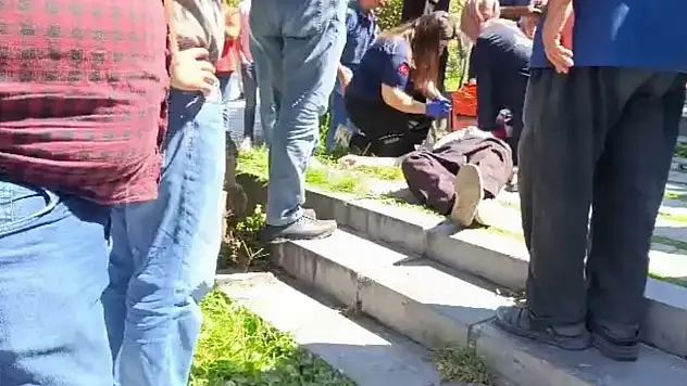 Kalp krizi geçiren vatandaş için ekipler seferber oldu