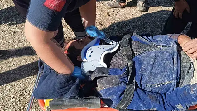 Adana'da uçurumdan yuvarlanan kamyonun sürücüsü hayatını kaybetti!