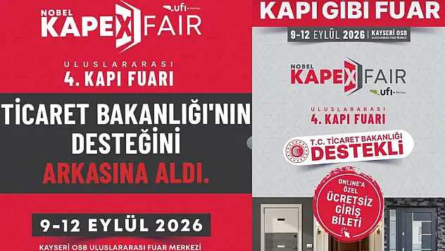 Kapı sektörünün buluşma noktası KAPEX 2026 için geri sayım başladı!
