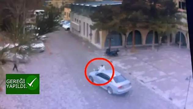 Nevşehir'de kaputta yolculuk cezayla bitti
