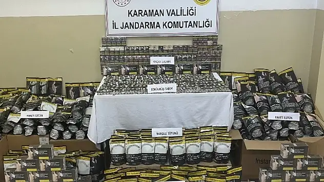 Karaman'da jandarma uygulamalarında 5 kişi tutuklandı