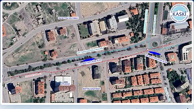 Kartal Katlı Kavşağı Projesi için çalışmalar sürüyor: Kayseri'de o yol trafiğe kapatılacak!