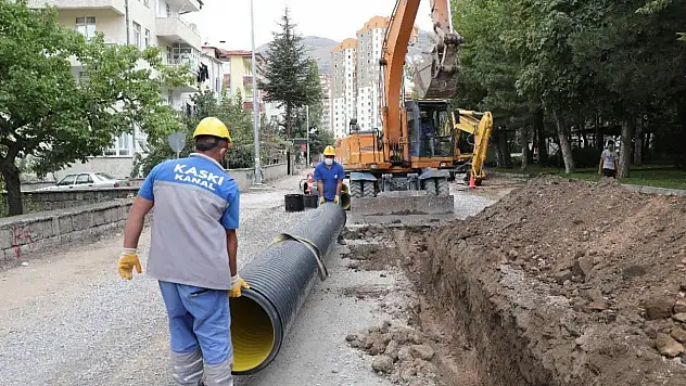 KASKİ'den Kayseri'nin 2 ilçesine 13 kilometrelik yatırım