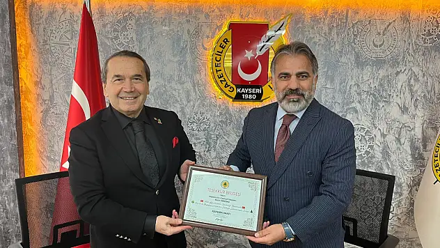 KAYEMA'dan Gazeteciler Cemiyetine anlamlı ziyaret