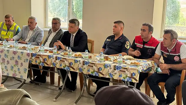 Kaymakam Canol ve Başkan Eroğlu sahada!