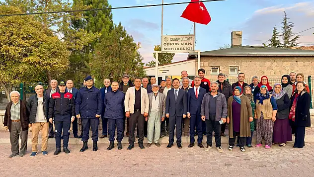 Kaymakam Ermiş mahalle ziyaretlerini sürdürüyor…