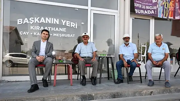 Kaymakam Tugay Kalkanlı'dan esnafa veda ziyareti