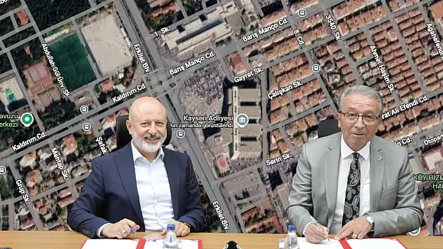 Kayseri Adalet Sarayı yanındaki otopark için imzalar atıldı: Baro ve belediye aynı masada birleşti!