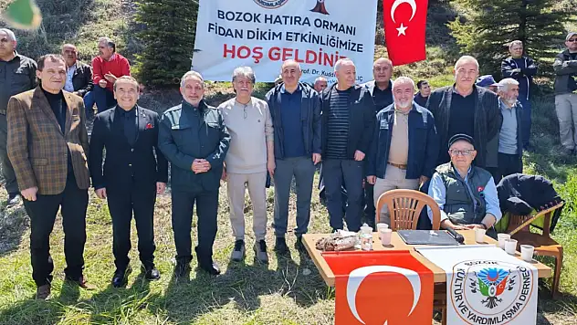 Kayseri Bozok Hatıra Ormanı'ndan ilk görüntüler