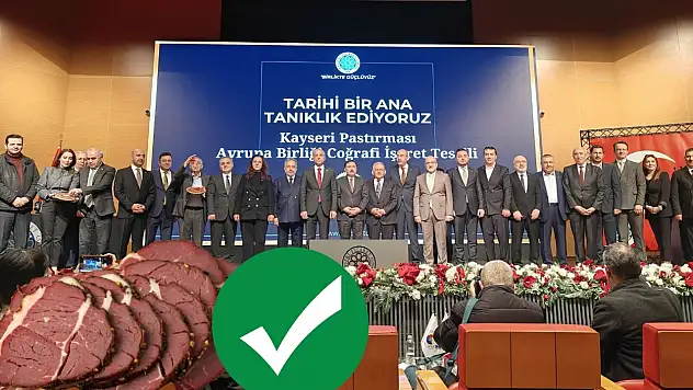 Kayseri bu yarışı kazandı - Pastırmayı tescilledi!