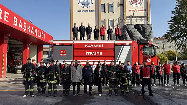 Kayseri Büyükşehir Belediyesi İtfaiye Daire Başkanlığı mesleğin detaylarını aktardı!