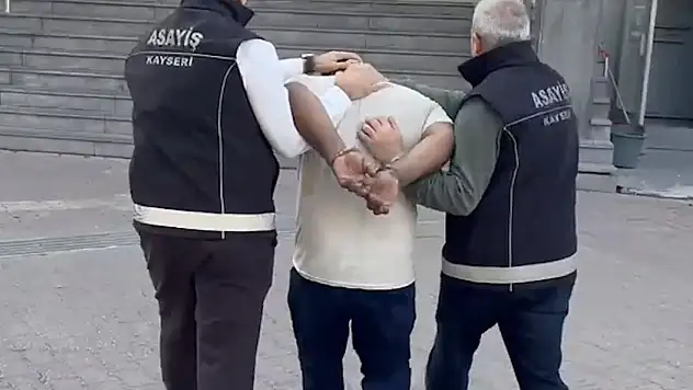 Kayseri'de 'hırsızlık' suçundan 10 yıl 11 ay kesinleşmiş hapis cezası bulunan şahıs yakalandı