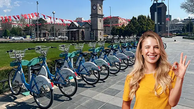 Kayseri'de 1000 bisiklet yollarda: Öğrencilerden KAYBİS'e tam not!