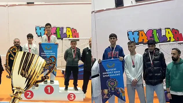 Kayseri'de 13'ü altın 22 madalya sahibini buldu: İşte o isimler...